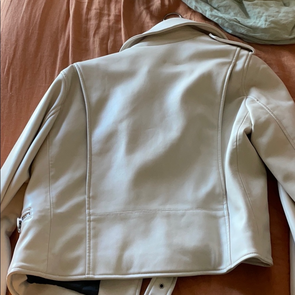 Zara Faux Leather Biker Jacket - image 2